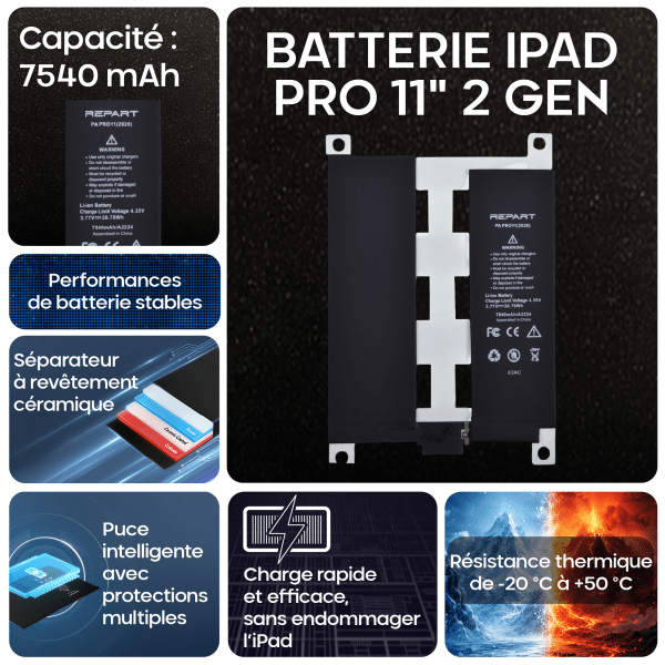 Fiche produit Ipad Pro 11 / 2Gen