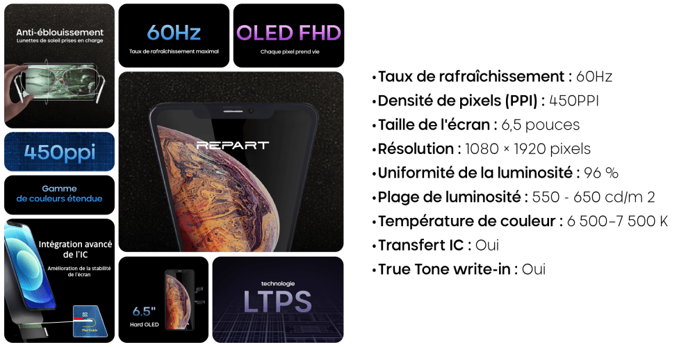 FICHE PRODUIT HAED OLED XSM