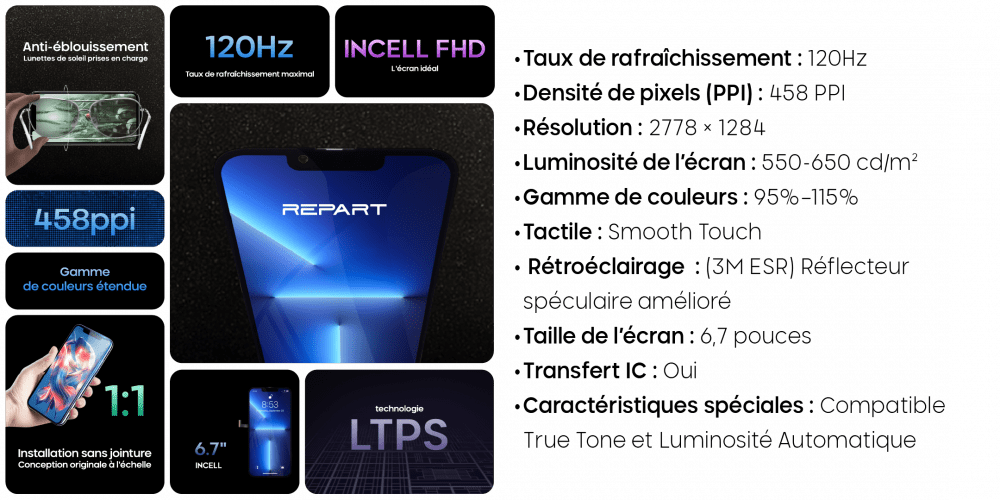 FICHE PRODUIT INCELL 13 PM