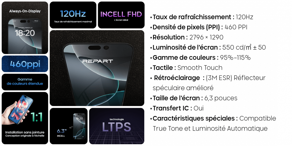 FICHE PRODUIT INCELL 16 PRO