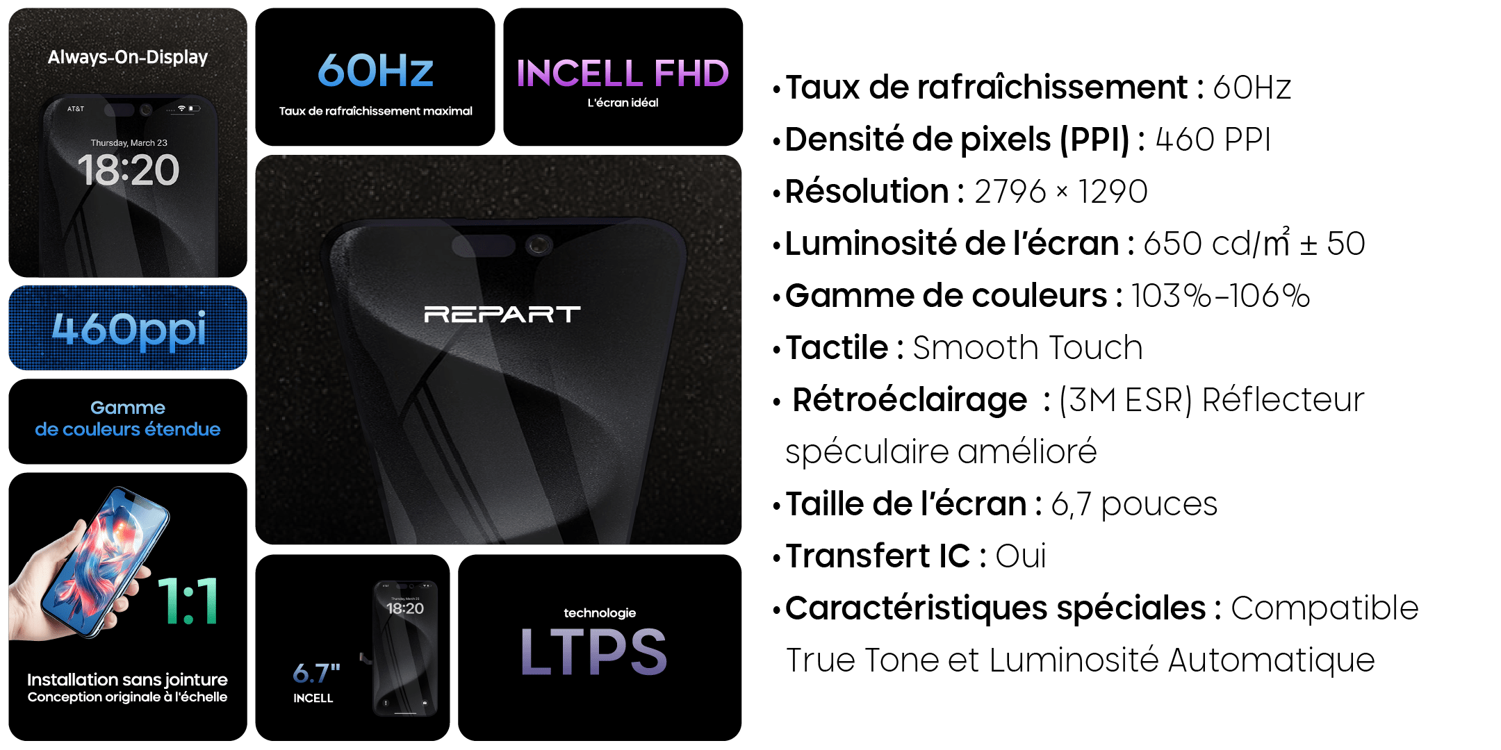 FICHE PRODUIT INCELL 15 PLUS