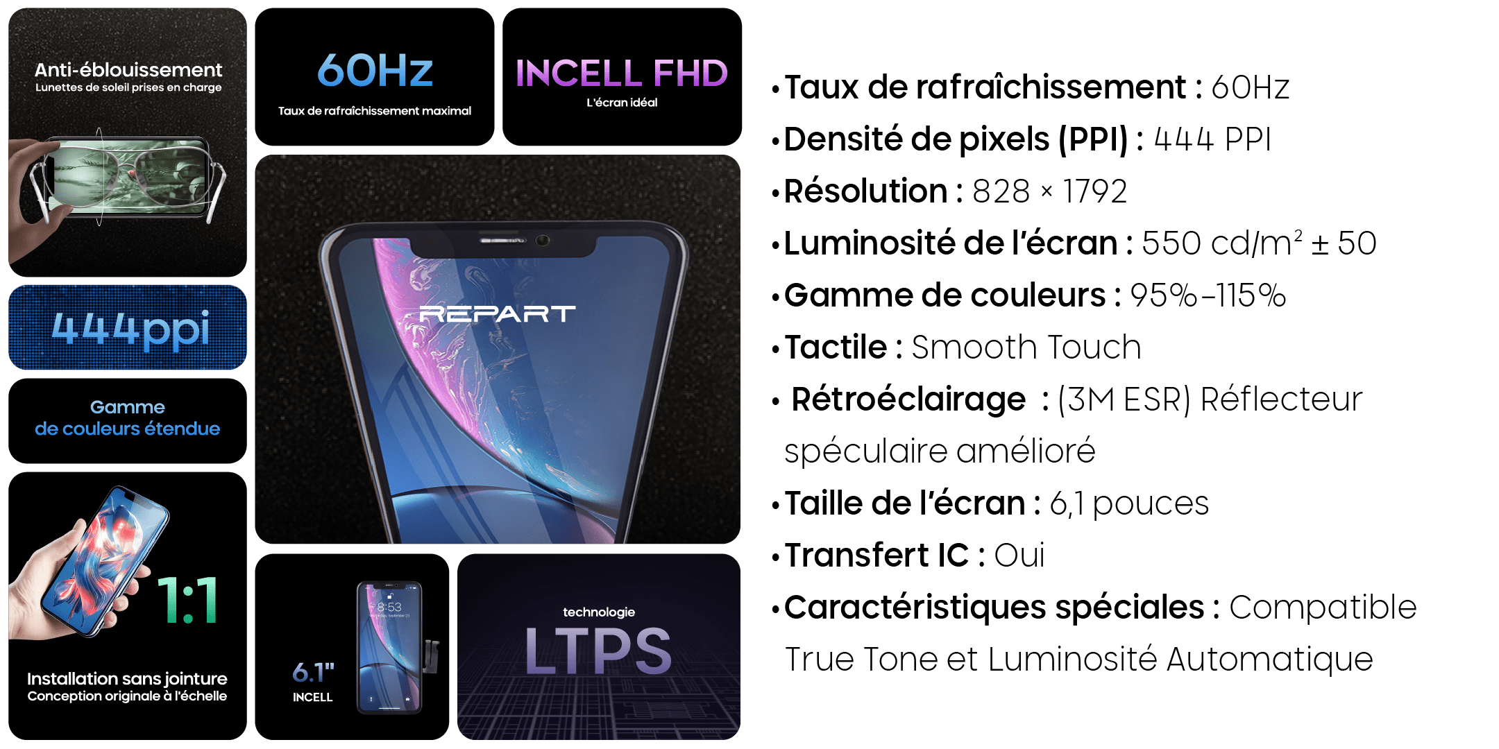 FICHE PRODUIT INCELL XR