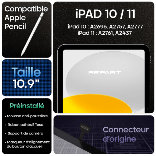 Fiche produit Ipad 10 & 11