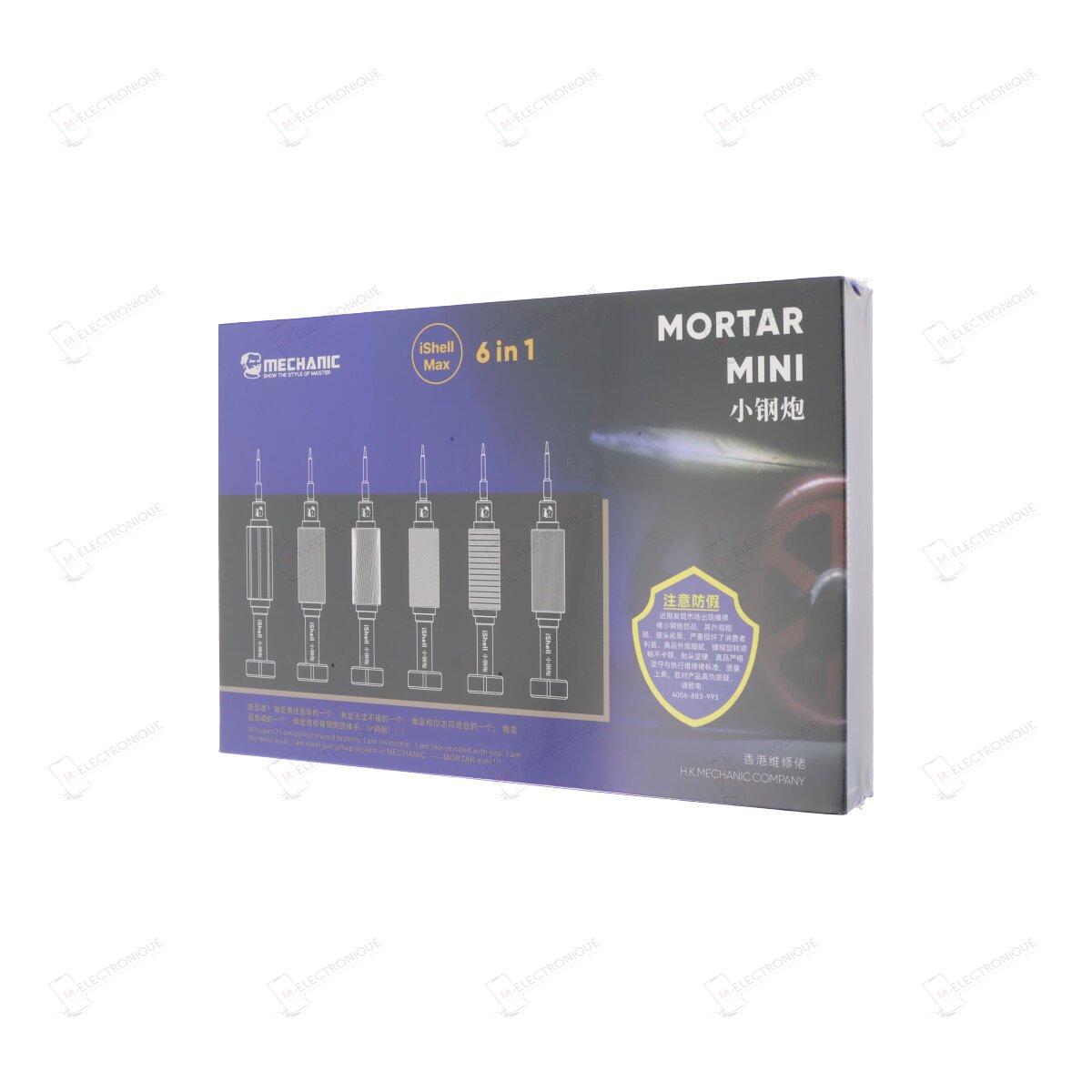 COFFRET MECHANIC 6PCS MORTAR MINI