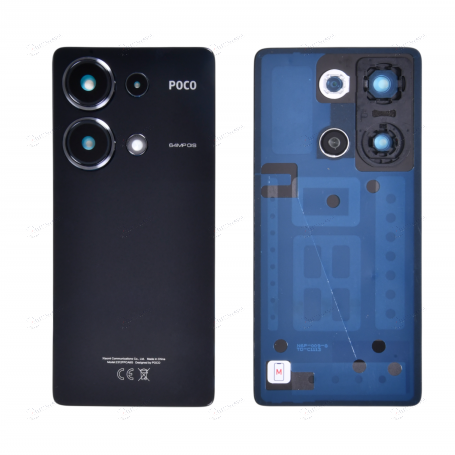 CACHE ARRIERE NOIR XIAOMI POCO M6 PRO 4G