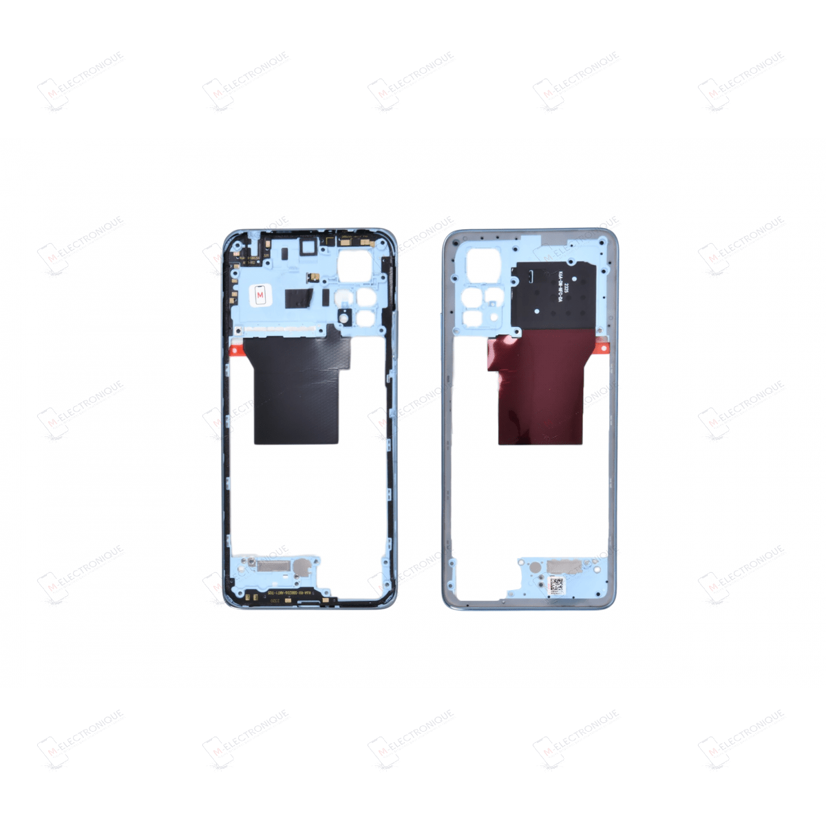 CHASSIS INTERMEDIAIRE  BLEU XIAOMI REDMI NOTE 12 PRO 4G