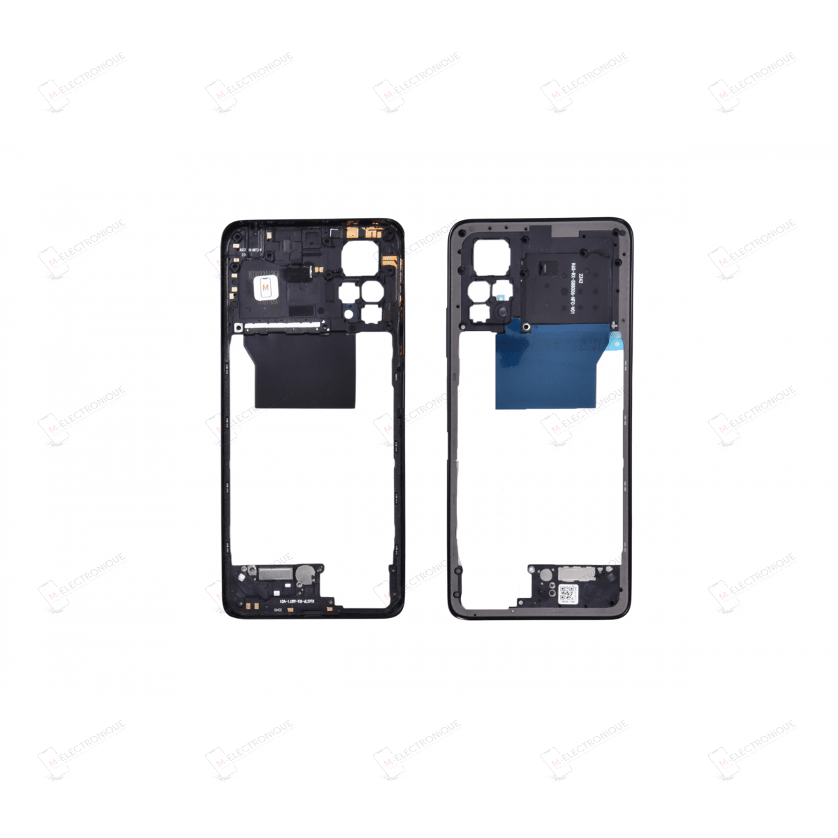 CHASSIS INTERMEDIAIRE NOIR XIAOMI REDMI NOTE 11 PRO