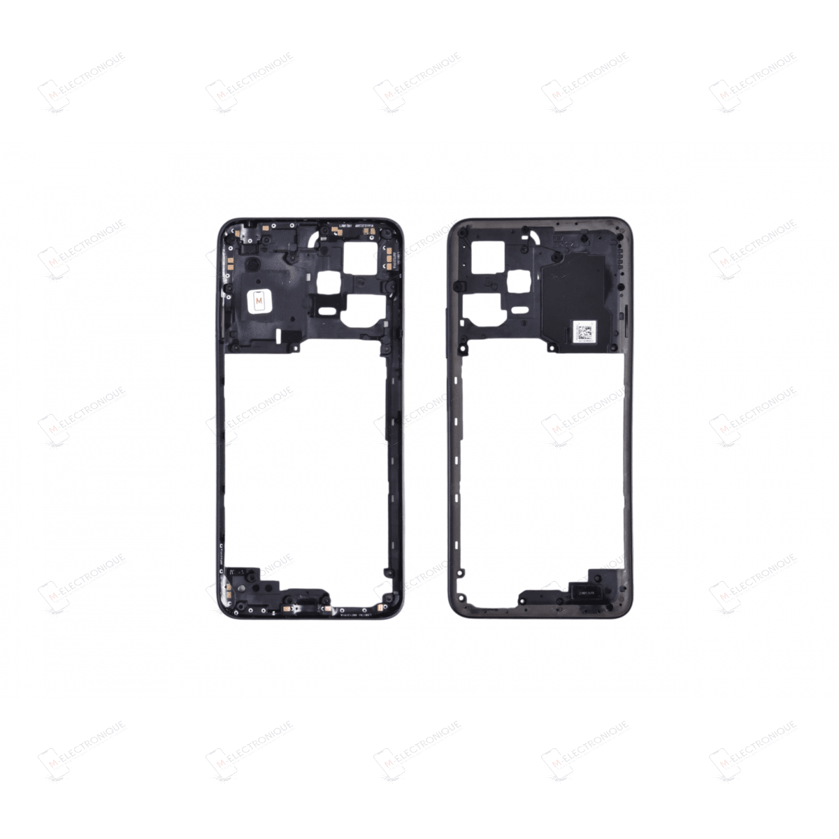 CHASSIS INTERMEDIAIRE NOIR XIAOMI REDMI NOTE 12 5G / POCO X5