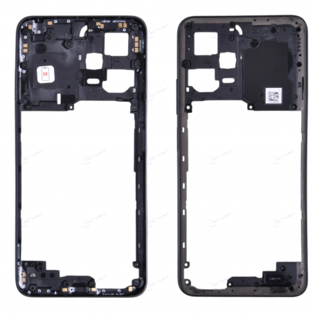 CHASSIS INTERMEDIAIRE NOIR XIAOMI REDMI NOTE 12 5G / POCO X5
