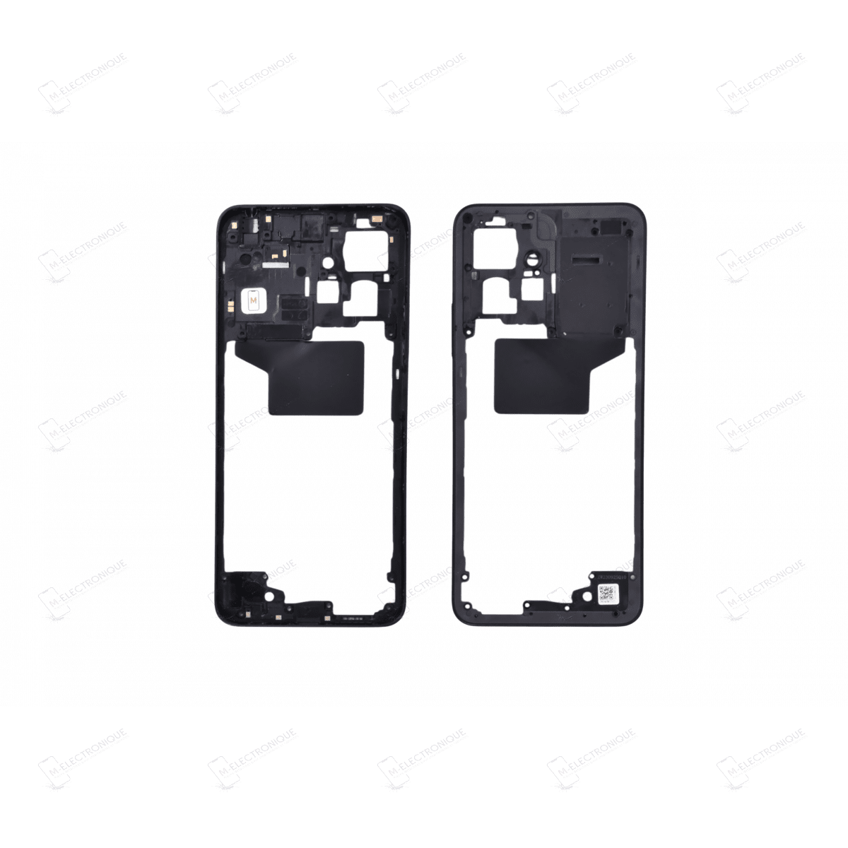 CHASSIS INTERMEDIAIRE NOIR AVEC NFC XIAOMI REDMI NOTE 12 4G