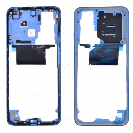 CHASSIS INTERMEDIAIRE BLEU XIAOMI REDMI NOTE 11S / NOTE 11