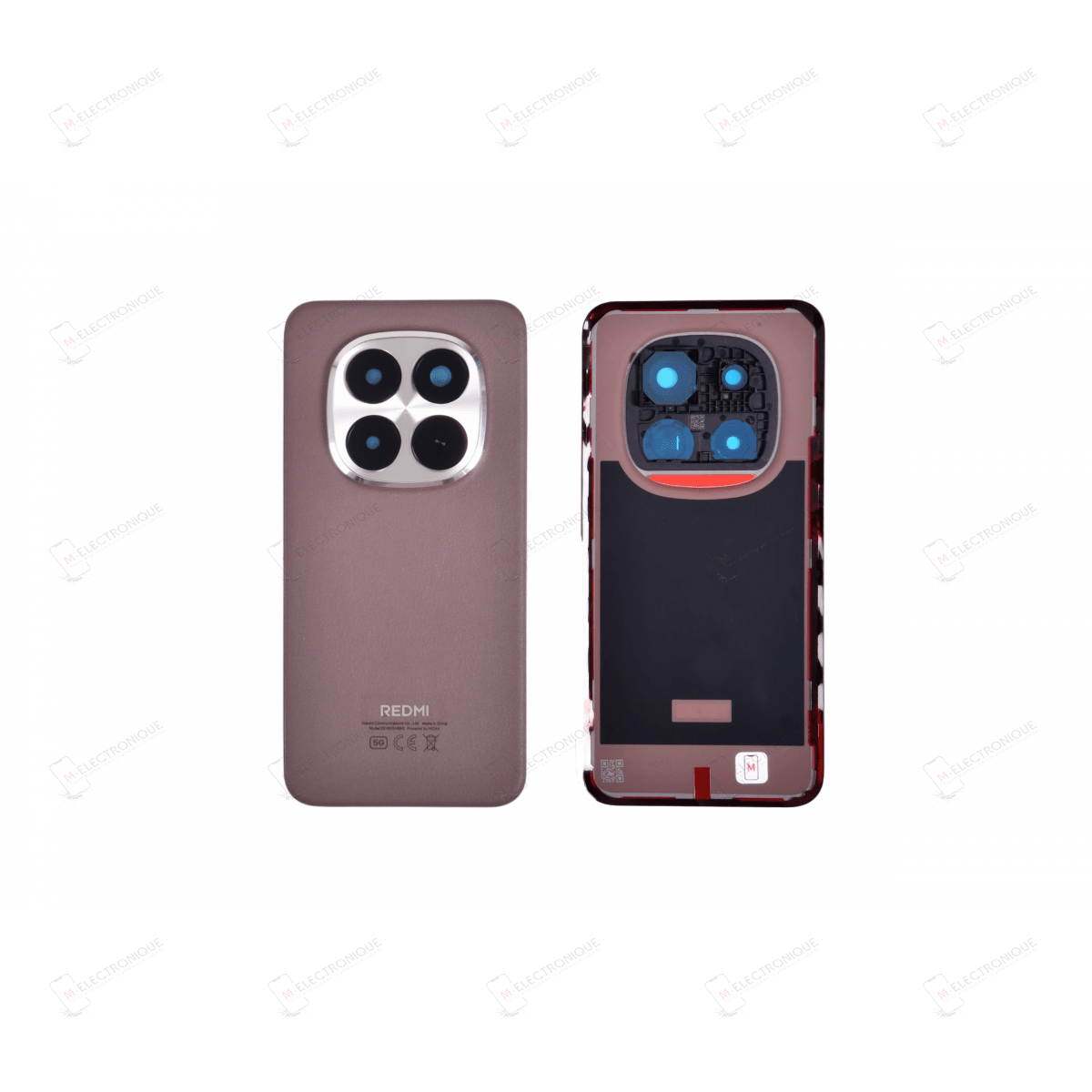 CACHE ARRIERE MARRON XIAOMI REDMI NOTE 15 PRO+ 5G