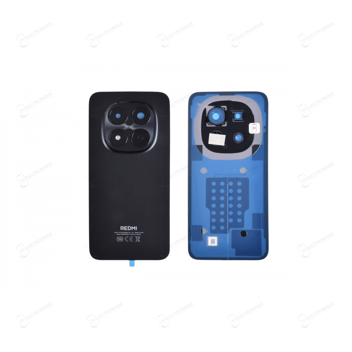 CACHE ARRIERE NOIR XIAOMI REDMI NOTE 15 PRO 5G