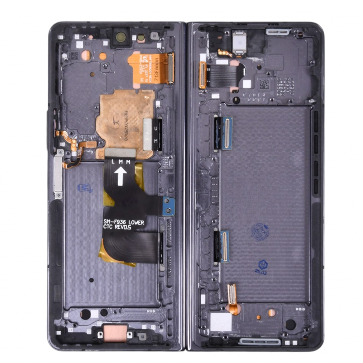 ECRAN PLIABLE NOIR REFURB SAMSUNG GALAXY Z FOLD 4