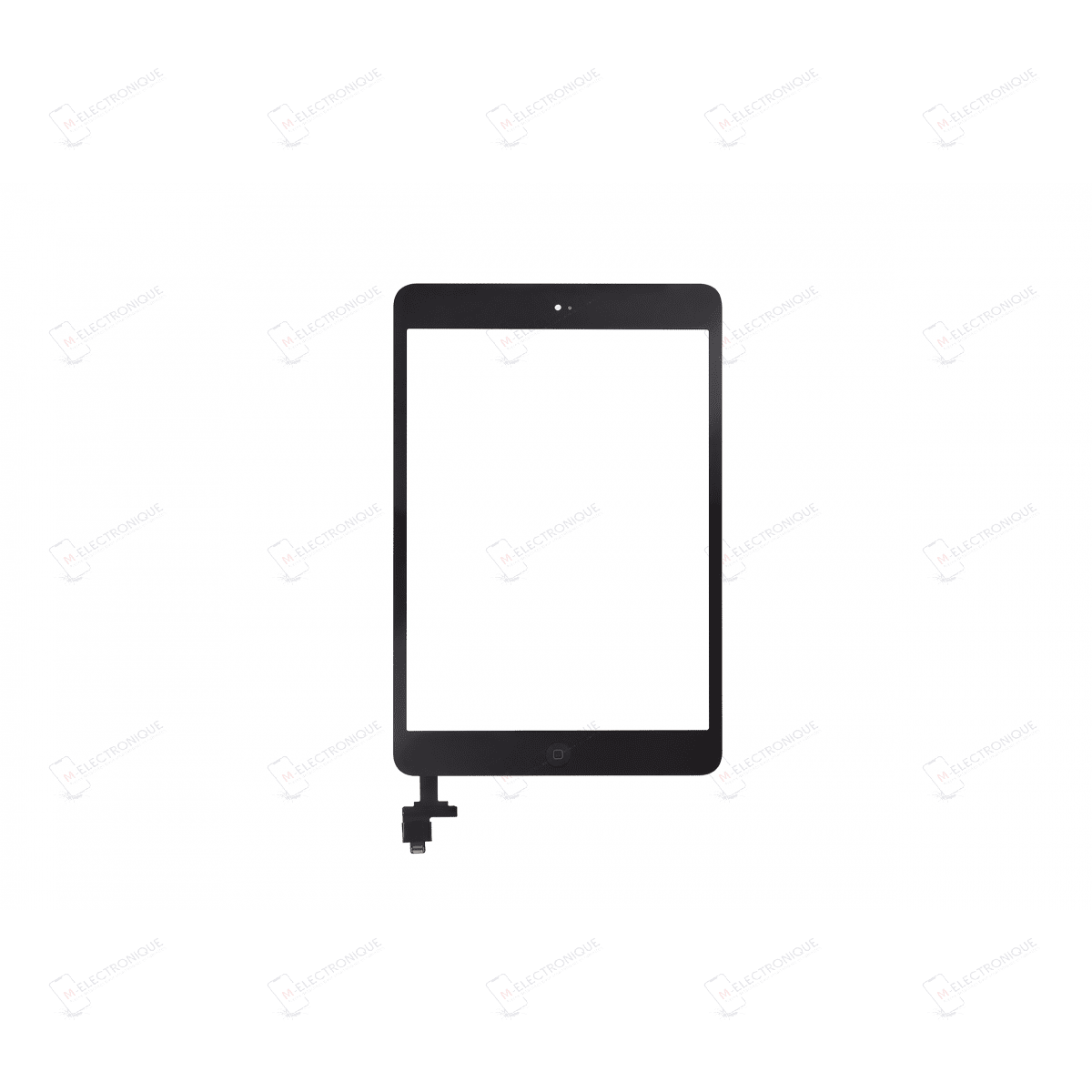 VITRE TACTILE NOIR AVEC BOUTON HOME REPART IPAD MINI 2