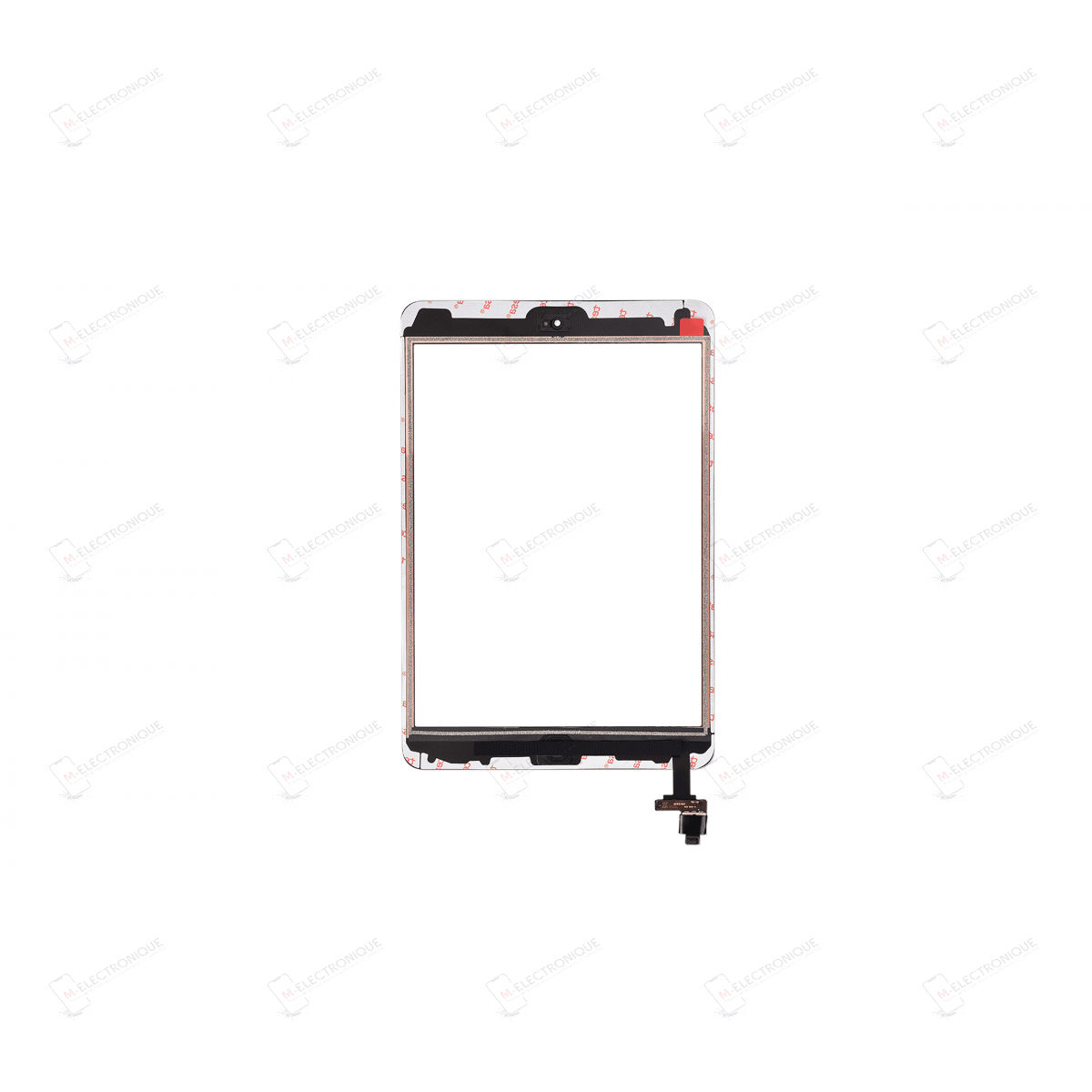 VITRE TACTILE NOIR AVEC BOUTON HOME REPART IPAD MINI 2