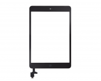 VITRE TACTILE NOIR AVEC BOUTON HOME REPART IPAD MINI 2