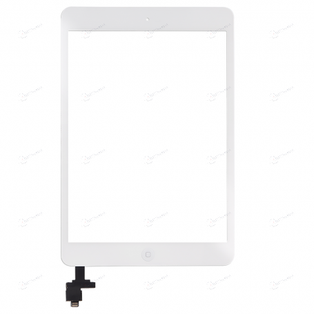 VITRE TACTILE BLANCHE AVEC BOUTON HOME REPART IPAD MINI 2