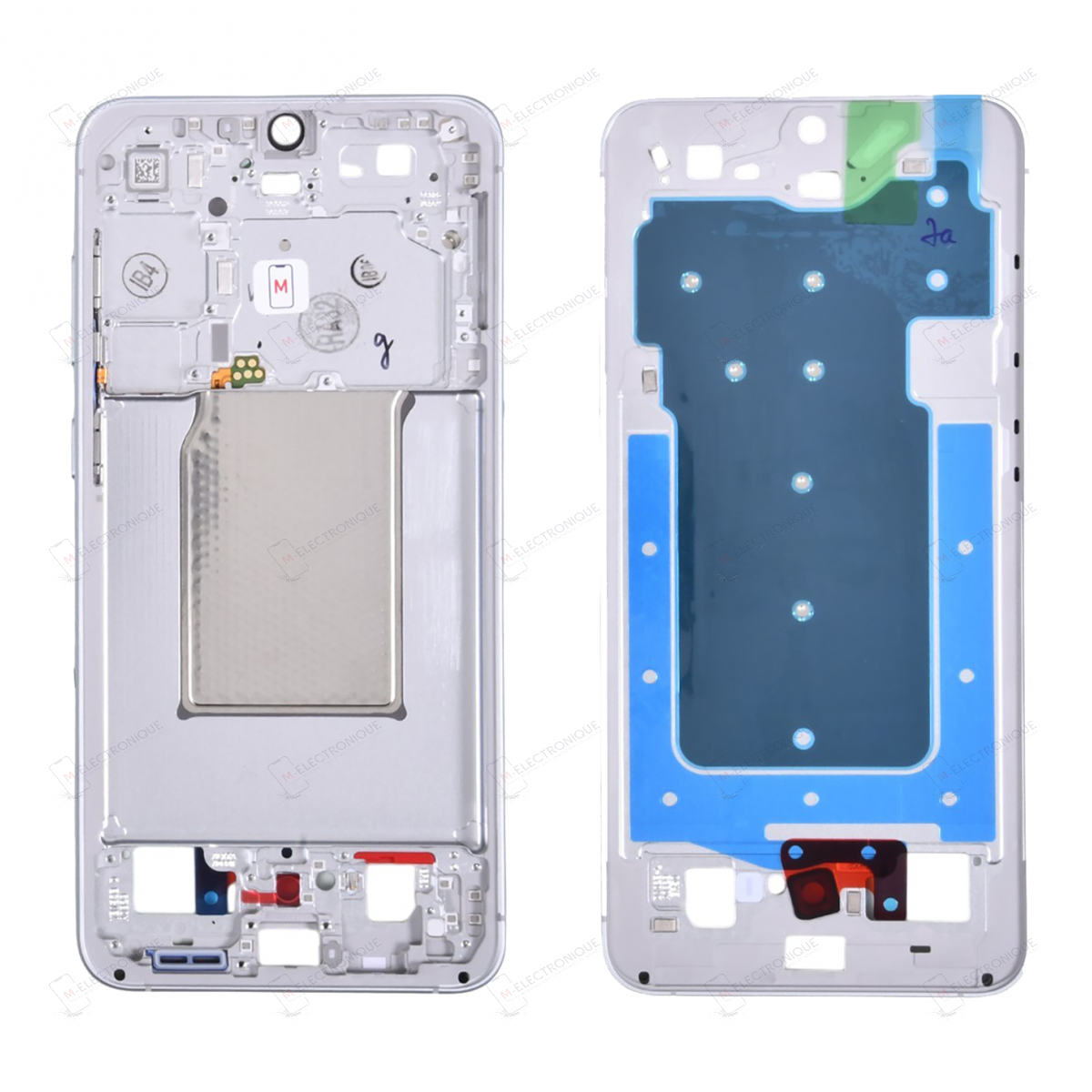 CHASSIS INTERMEDIAIRE BLANC SAMSUNG GALAXY S25 FE