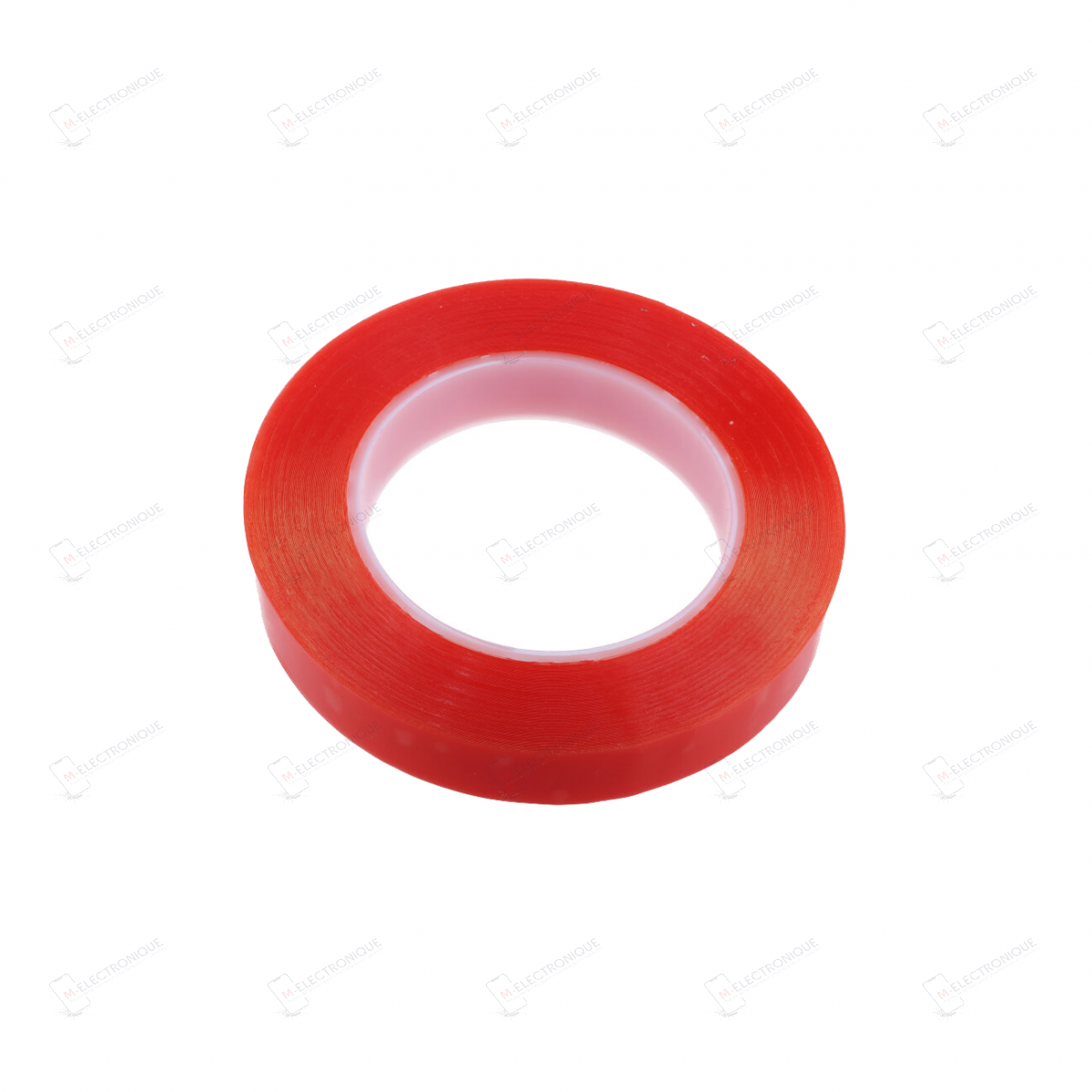 ADHESIF DOUBLE FACE ROUGE 20MM