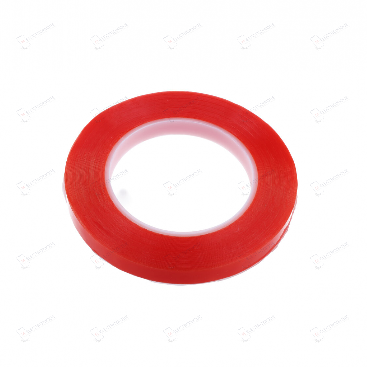 ADHESIF DOUBLE FACE ROUGE 12MM