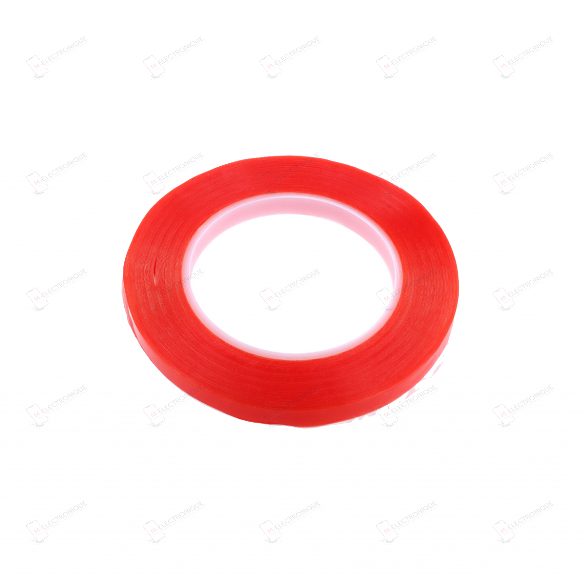 ADHESIF DOUBLE FACE ROUGE 10MM