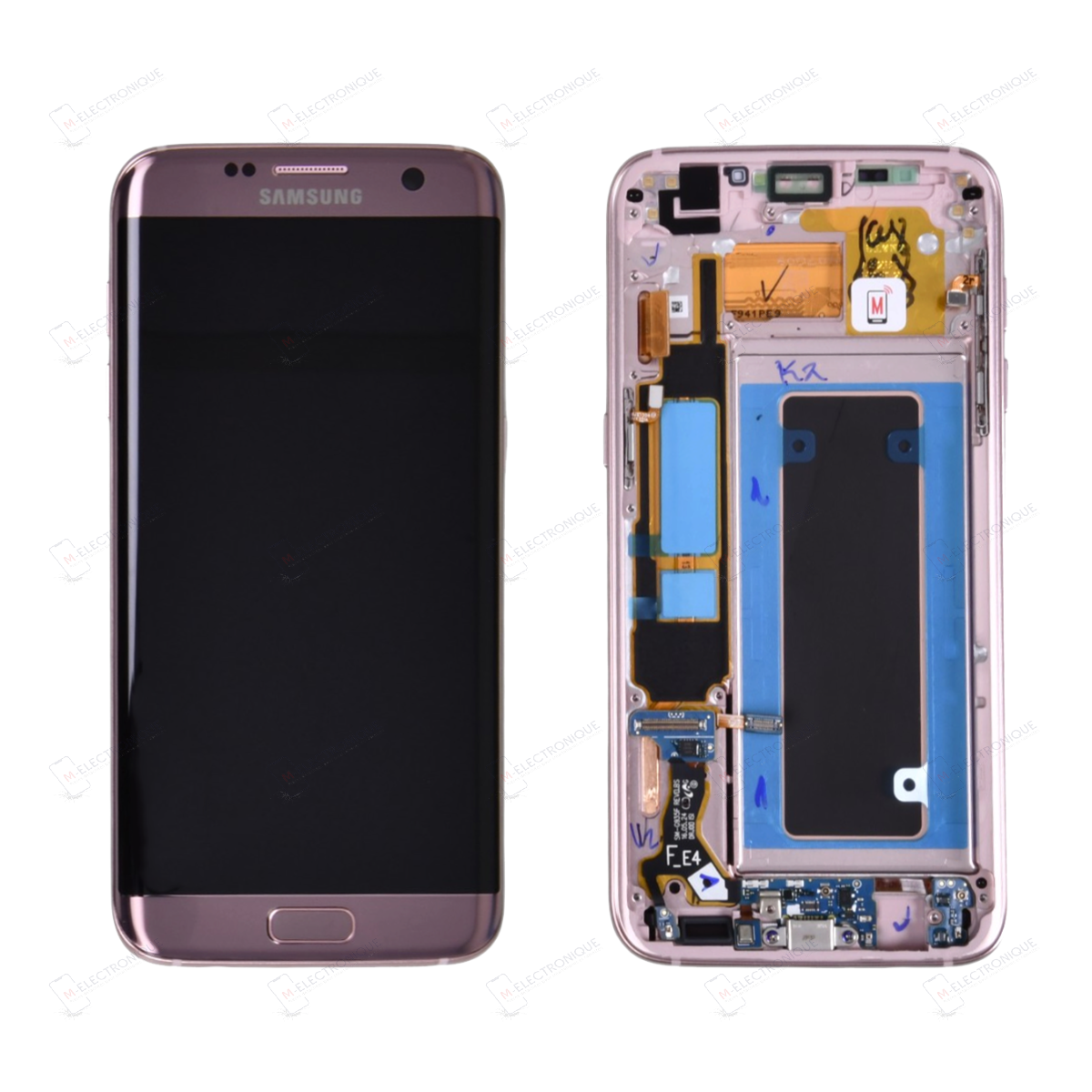 ECRAN ROSE / GOLD SAMSUNG GALAXY S7 EDGE