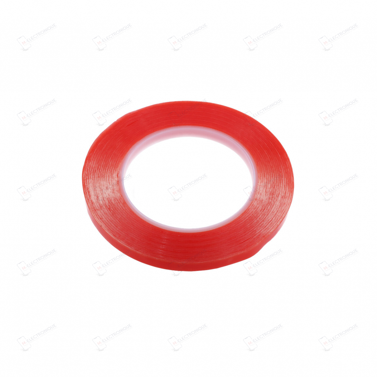 ADHESIF DOUBLE FACE ROUGE 8MM