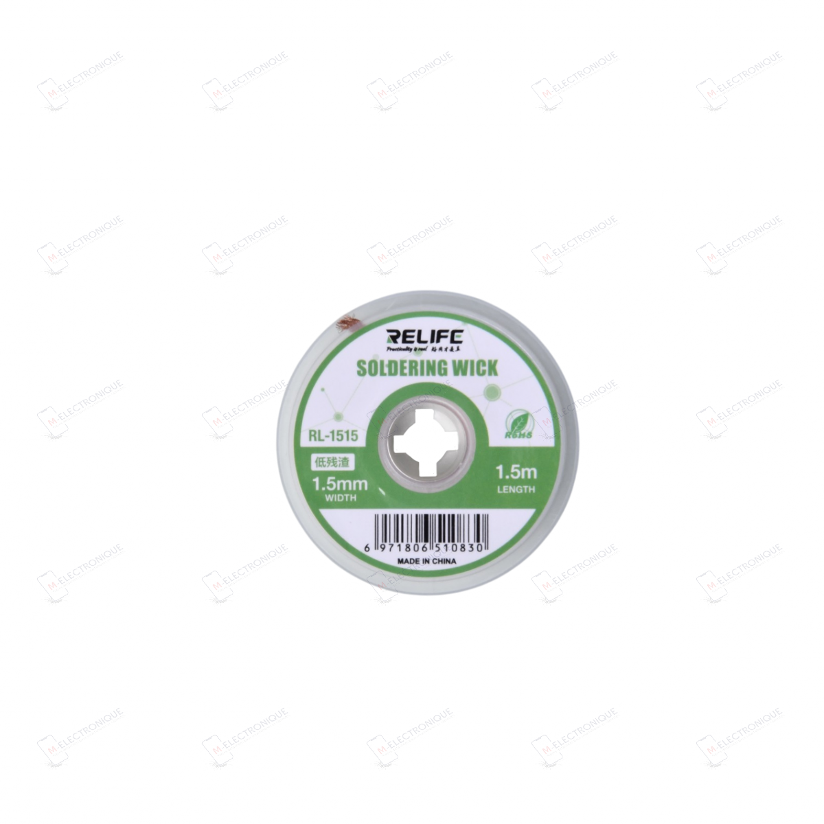 TRESSE A DESSOUDER 1.5MM X 1.5M RELIFE
