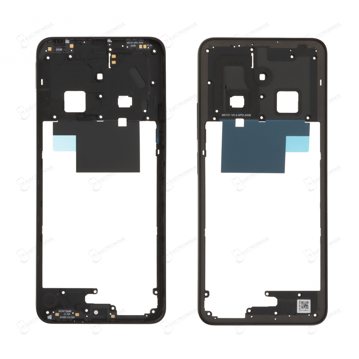 CHASSIS INTERMEDIAIRE NOIR XIAOMI REDMI 14C