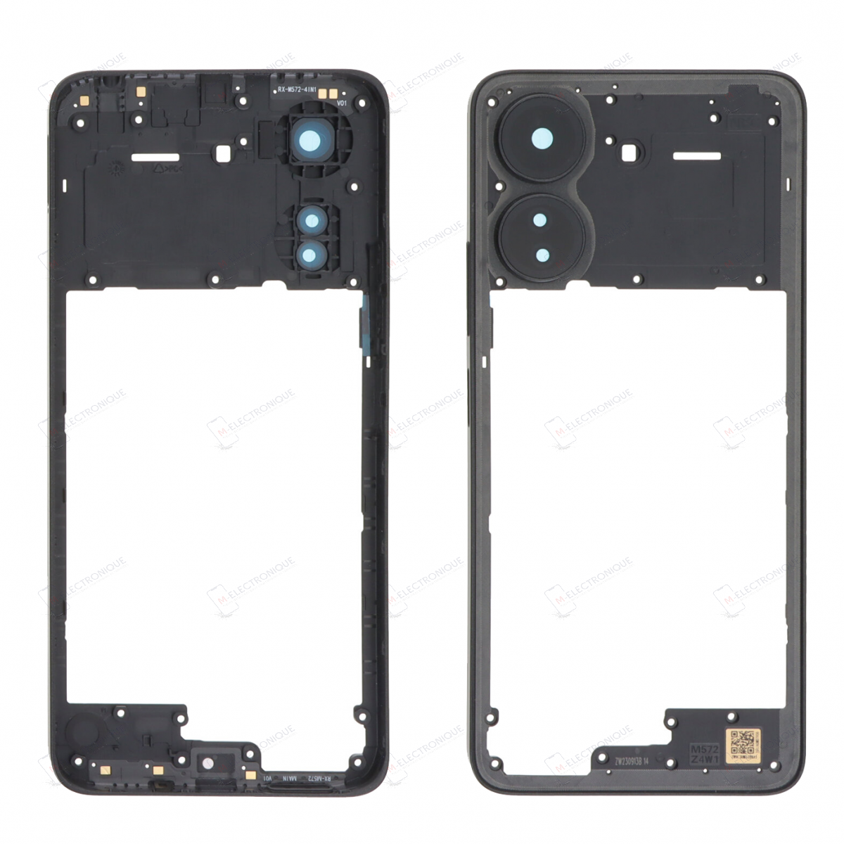 CHASSIS INTERMEDIAIRE NOIR XIAOMI REDMI 13C