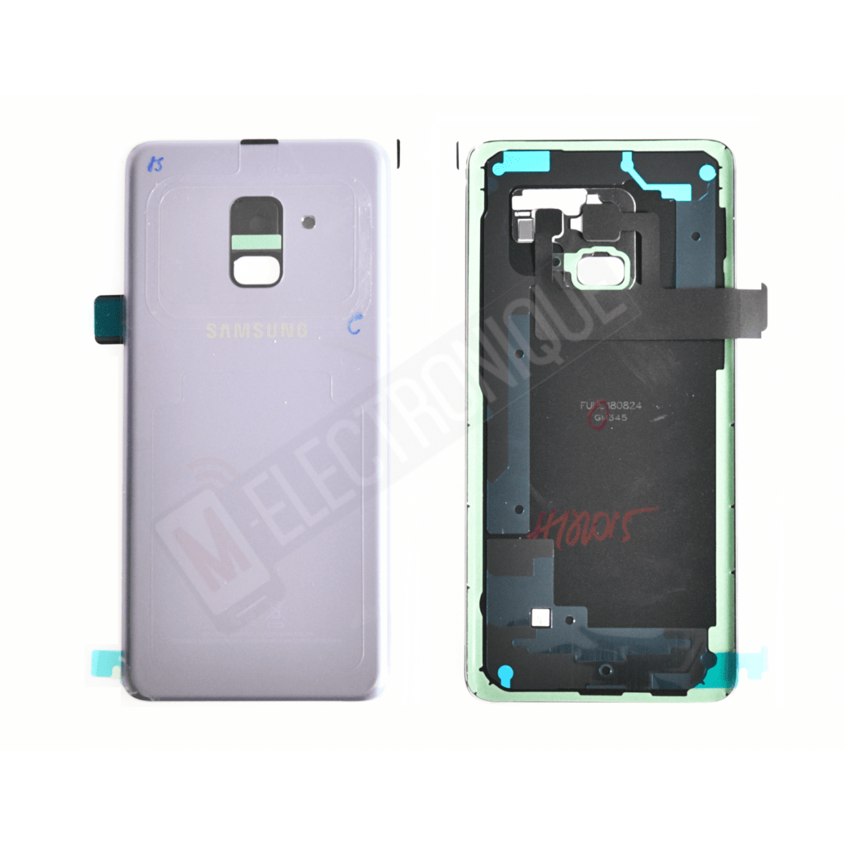 VITRE ARRIERE VIOLET / ORCHID GREY SAMSUNG GALAXY A8 2018