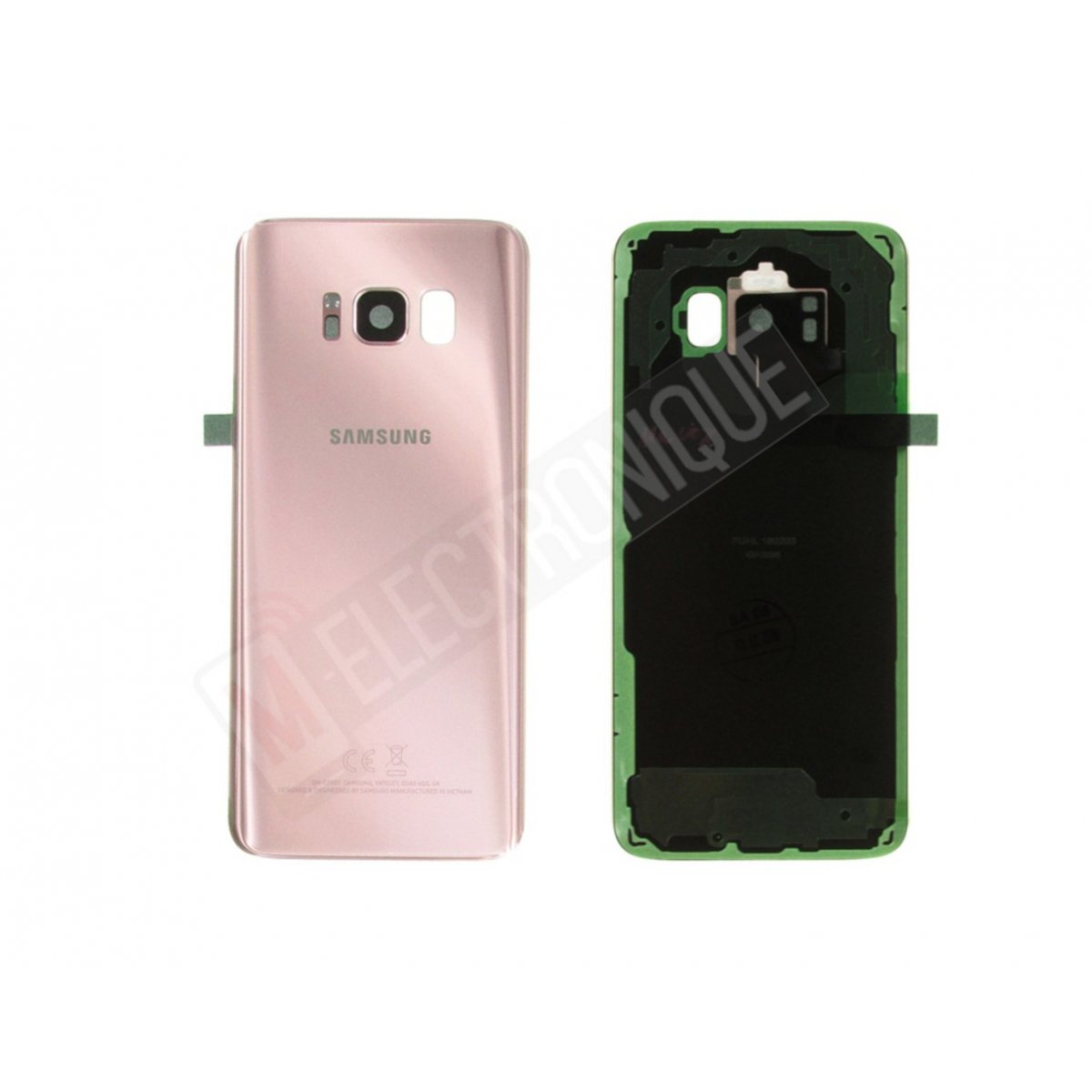 VITRE ARRIERE ROSE SAMSUNG GALAXY S8