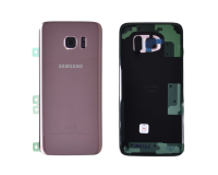 VITRE ARRIERE ROSE SAMSUNG GALAXY S7 EDGE