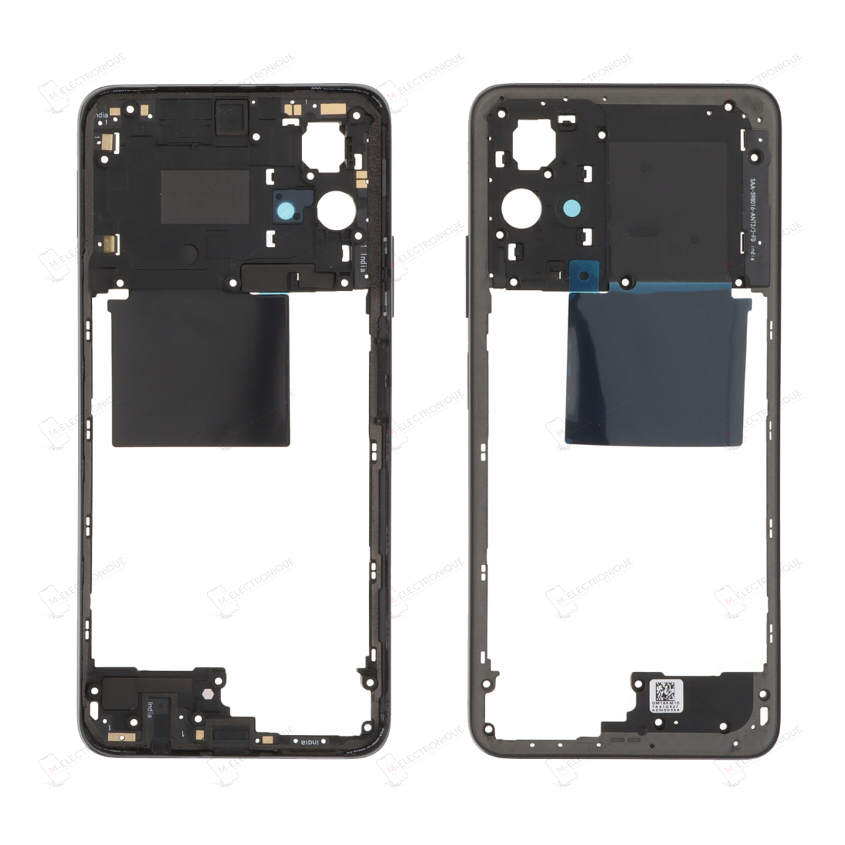 CHASSIS INTERMEDIAIRE NOIR XIAOMI REDMI NOTE 11T 5G
