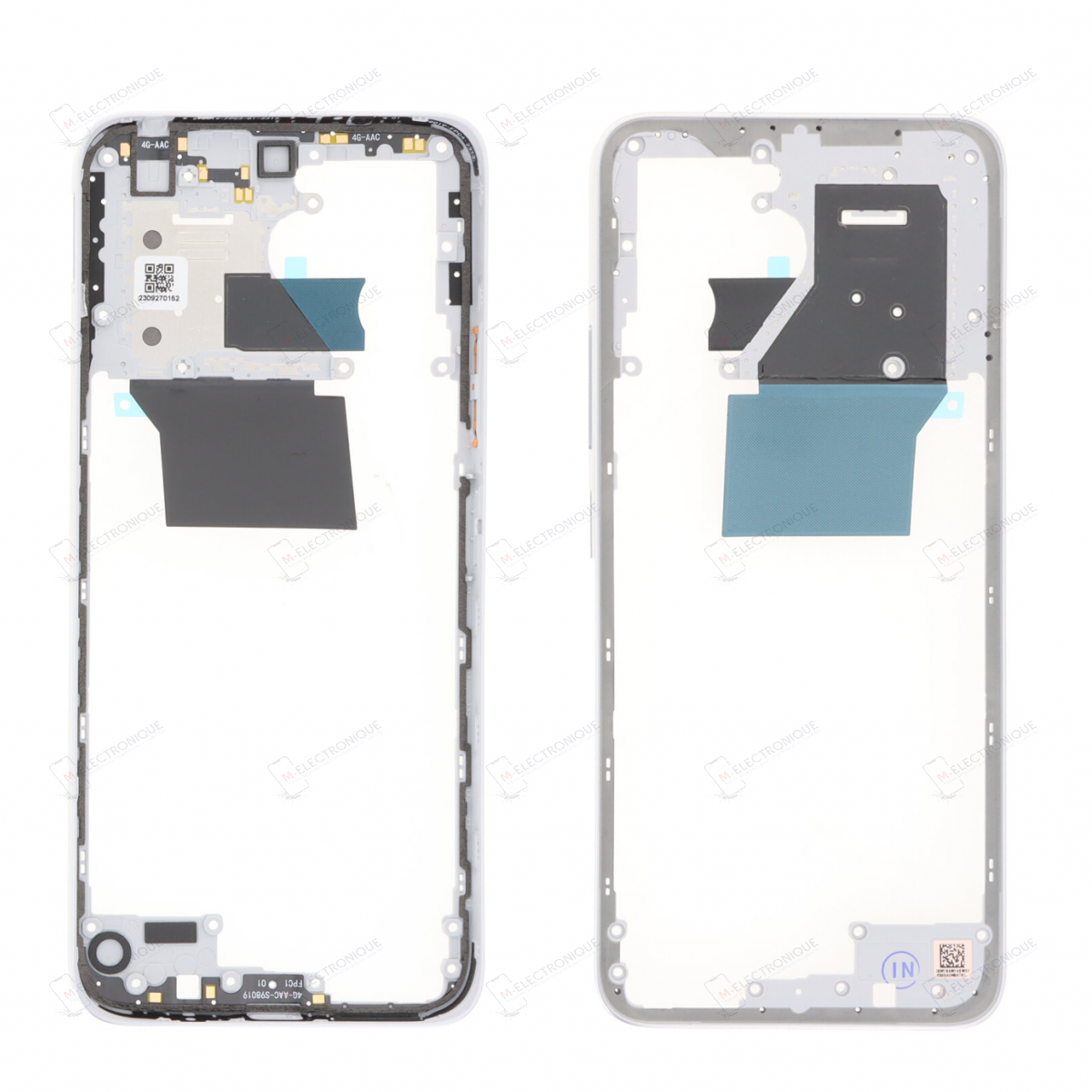 CHASSIS INTERMEDIAIRE GRIS XIAOMI REDMI 12
