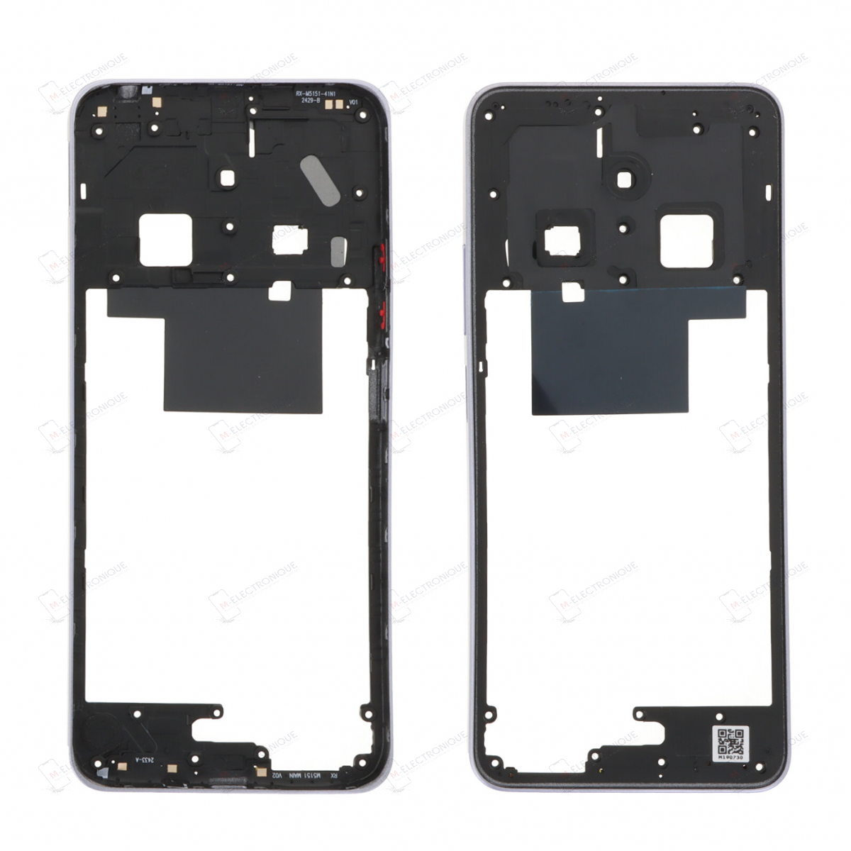 CHASSIS INTERMEDIAIRE VIOLET XIAOMI REDMI 14C