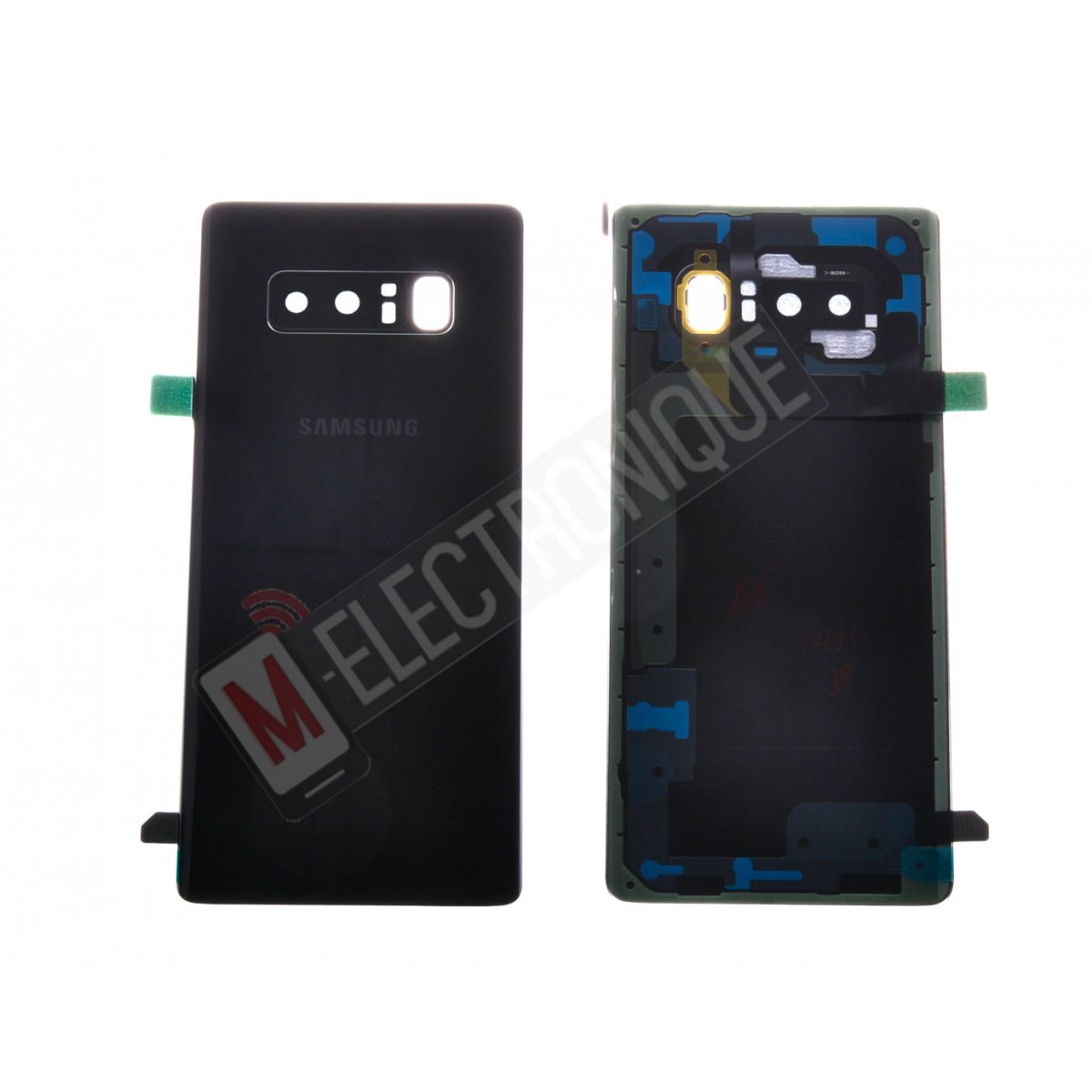 VITRE ARRIERE NOIR SAMSUNG GALAXY NOTE 8