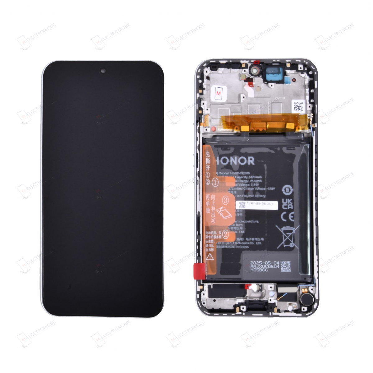 ECRAN AVEC BATTERIE METEOR SILVER HONOR 400