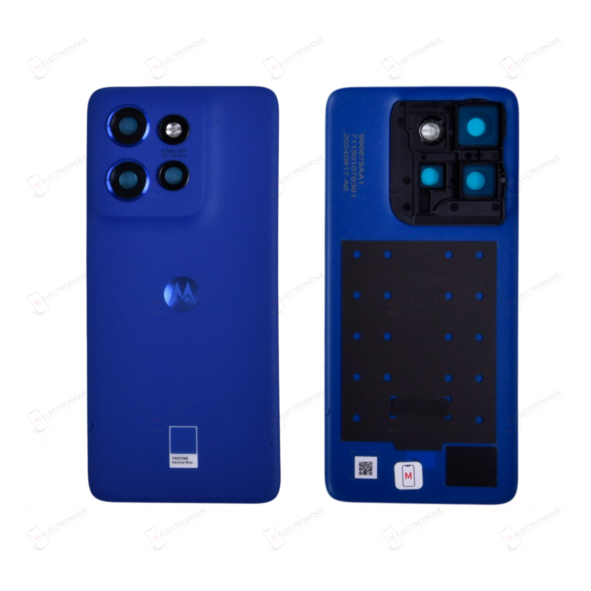 CACHE ARRIERE BLEU MOTOROLA EDGE 50 NEO
