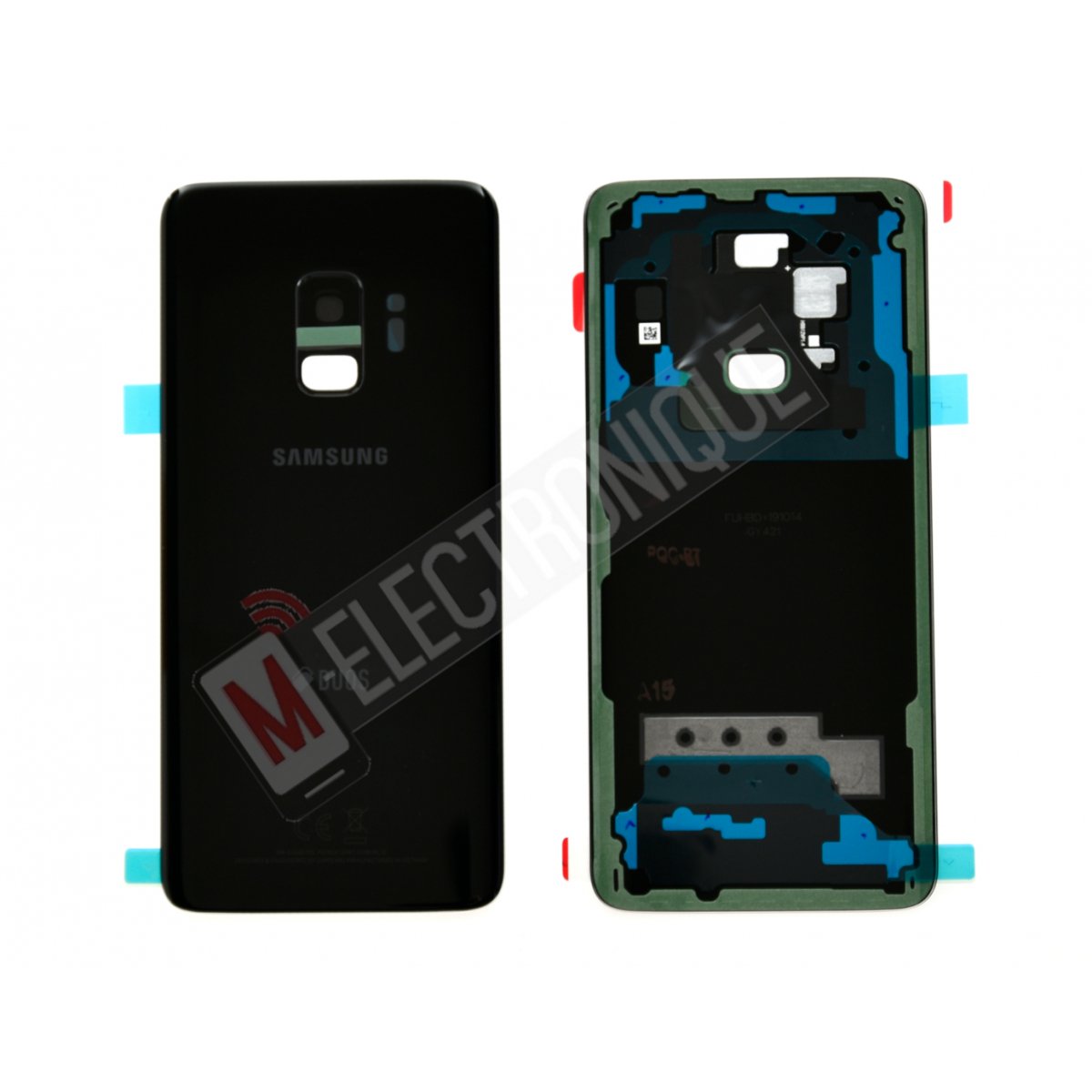 VITRE ARRIERE NOIR SAMSUNG GALAXY S9
