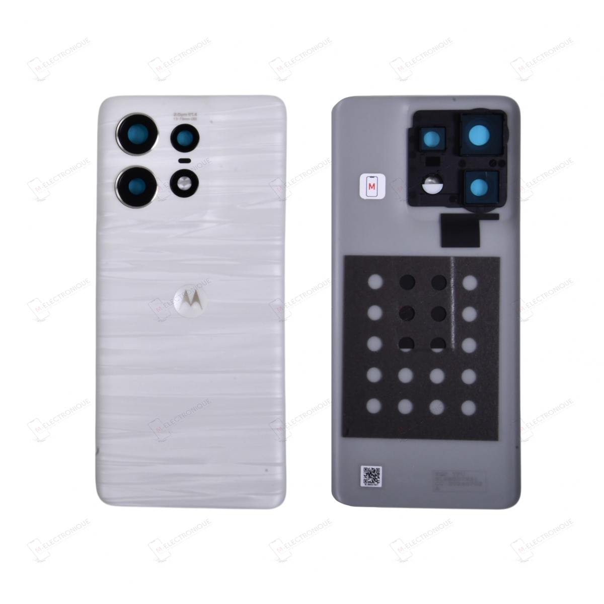 CACHE ARRIERE BLANC MOTOROLA EDGE 50 PRO
