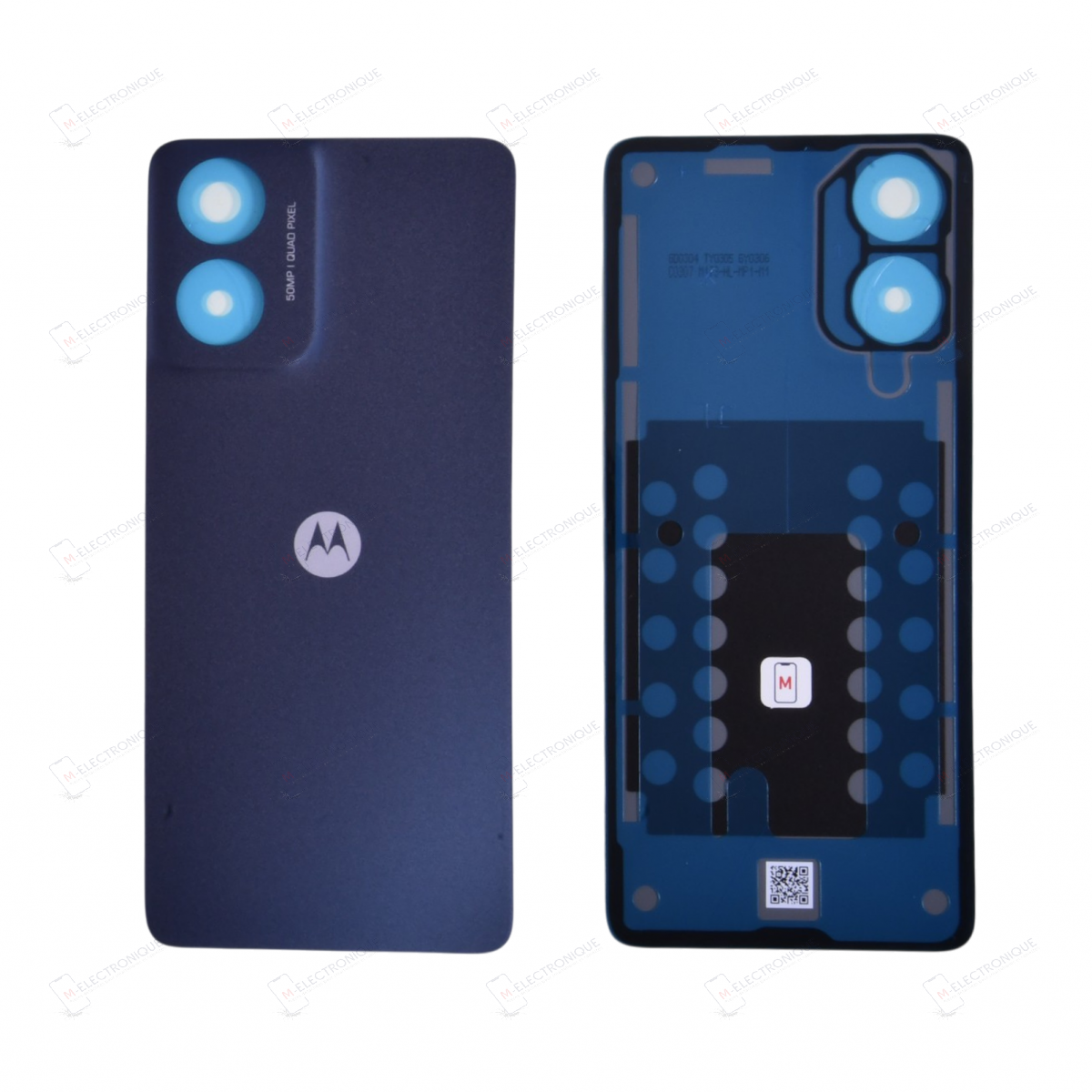 CACHE ARRIERE NOIR MOTOROLA MOTO G04S