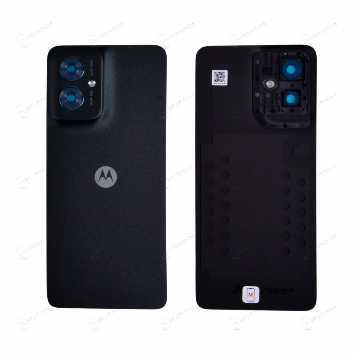CACHE ARRIERE NOIR MOTOROLA MOTO G55