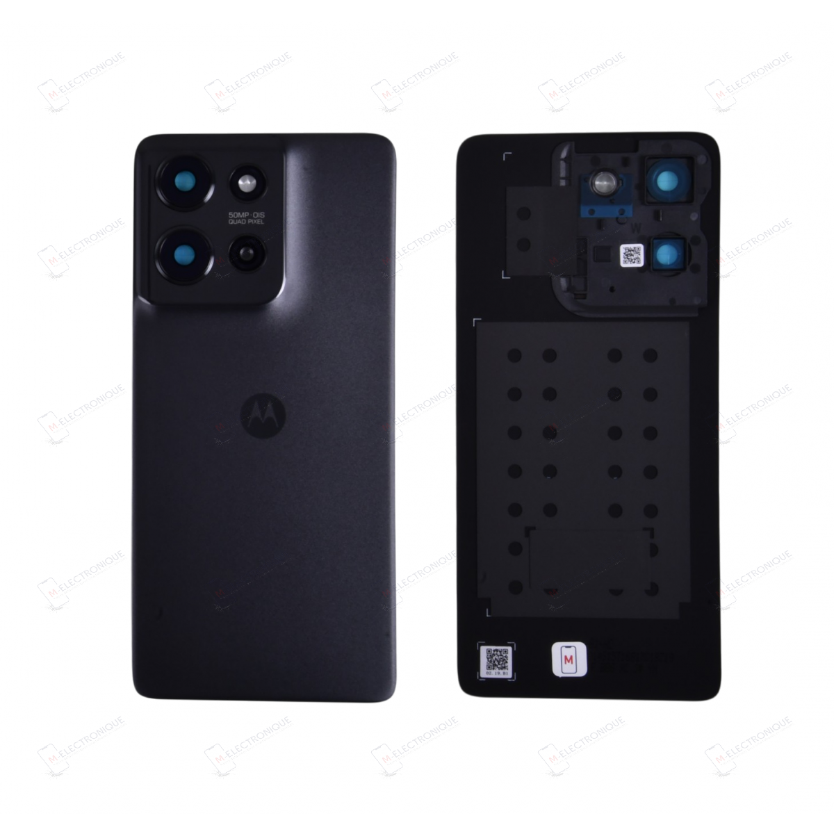 CACHE ARRIERE NOIR MOTOROLA MOTO G75