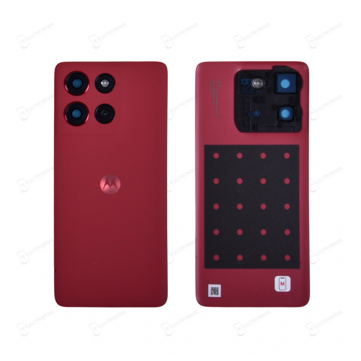 CACHE ARRIERE ROUGE MOTOROLA MOTO G86 POWER