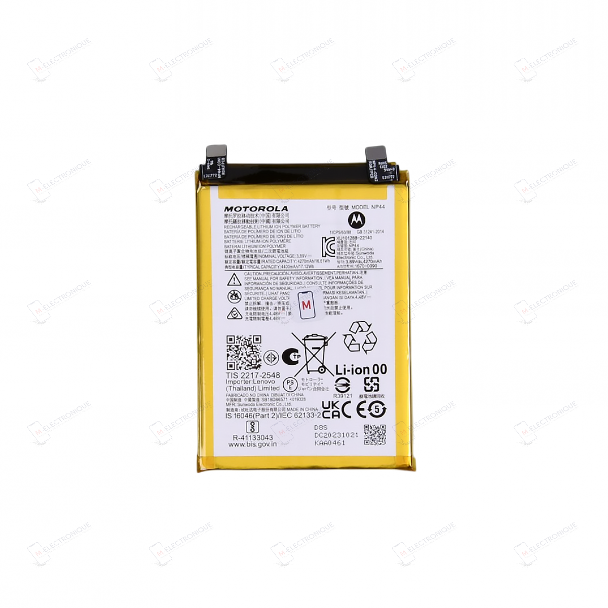 BATTERIE MOTOROLA EDGE 40 / EDGE 30 FUSION