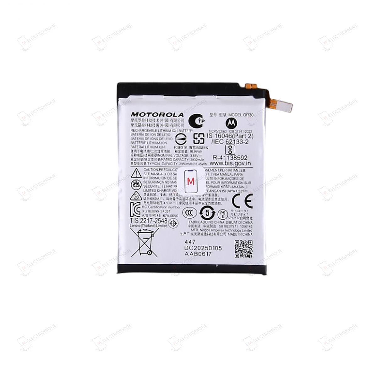 BATTERIE PRINCIPALE MOTOROLA RAZR 60 PLUS / RAZR 50 PLUS / RAZR 50 ULTRA