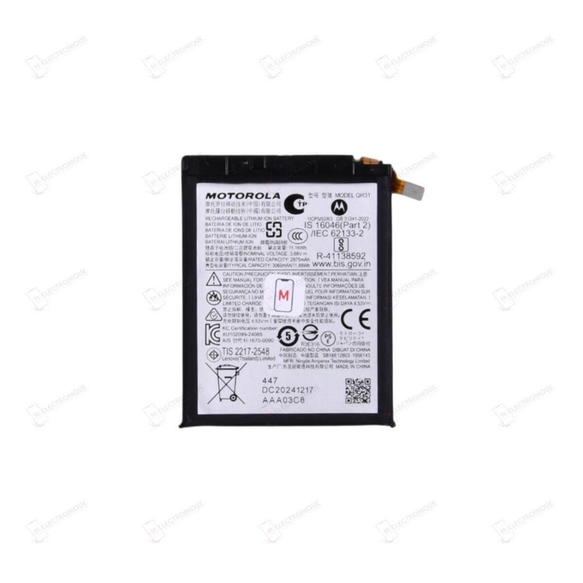 BATTERIE PRINCIPALE MOTOROLA RAZR 50