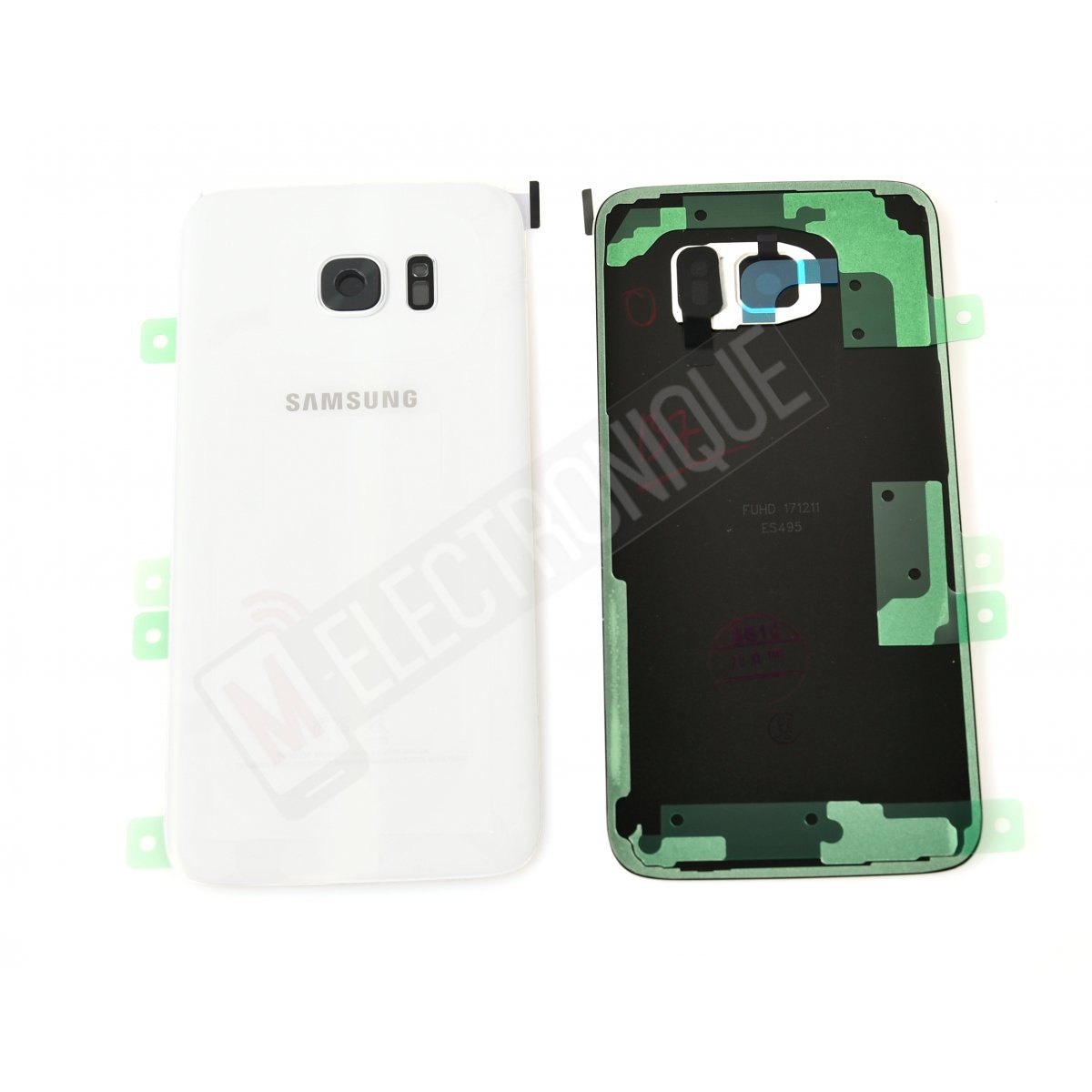 VITRE ARRIERE BLANC SAMSUNG GALAXY S7 EDGE